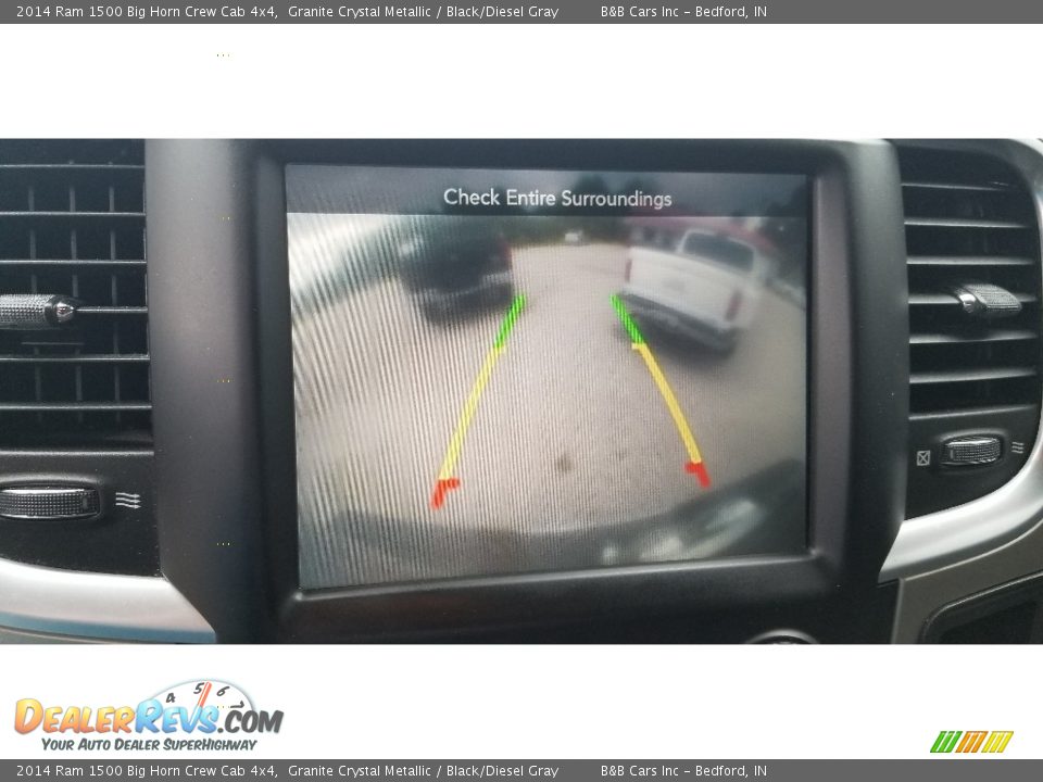 2014 Ram 1500 Big Horn Crew Cab 4x4 Granite Crystal Metallic / Black/Diesel Gray Photo #22