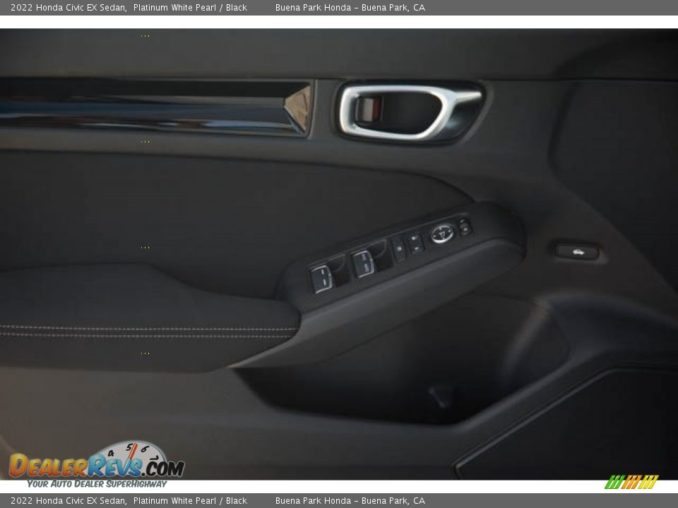 2022 Honda Civic EX Sedan Platinum White Pearl / Black Photo #33