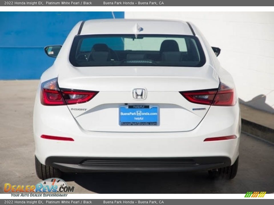 2022 Honda Insight EX Platinum White Pearl / Black Photo #7