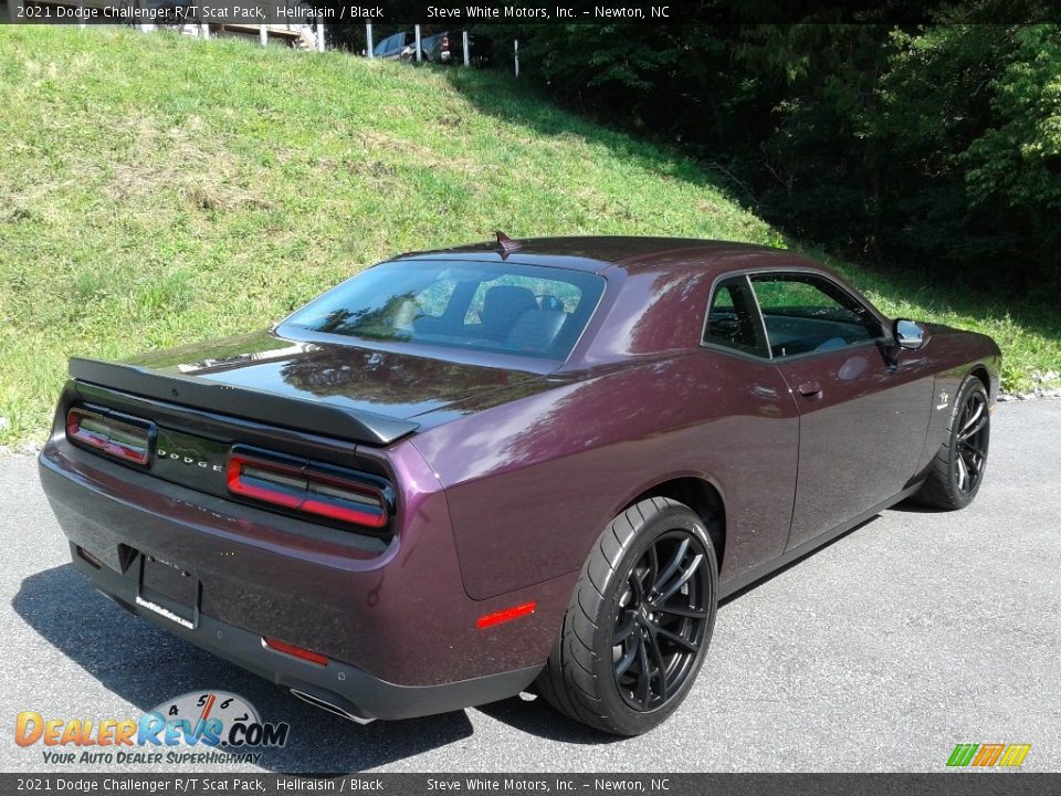 2021 Dodge Challenger R/T Scat Pack Hellraisin / Black Photo #6