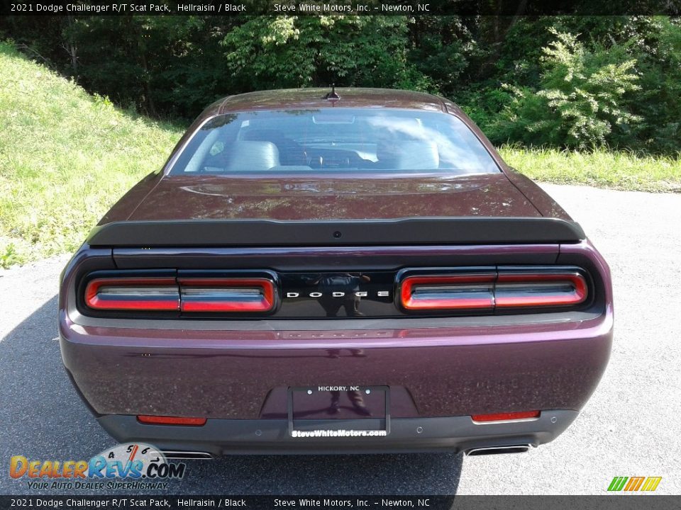 2021 Dodge Challenger R/T Scat Pack Hellraisin / Black Photo #7