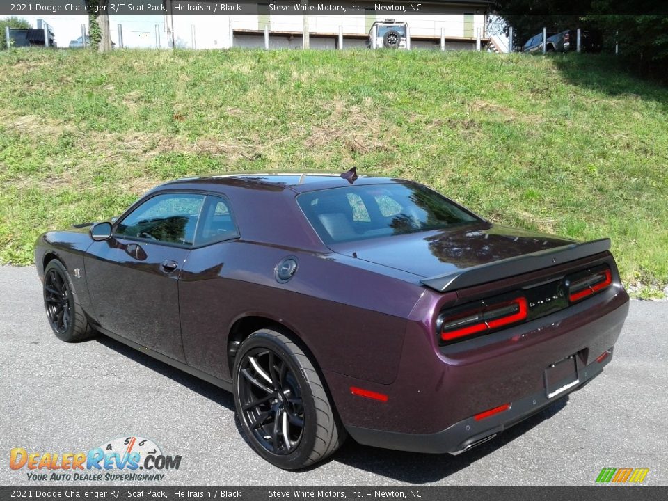 2021 Dodge Challenger R/T Scat Pack Hellraisin / Black Photo #8