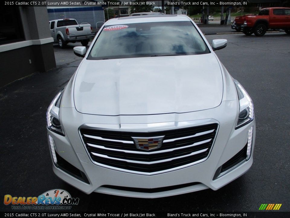 2015 Cadillac CTS 2.0T Luxury AWD Sedan Crystal White Tricoat / Jet Black/Jet Black Photo #29