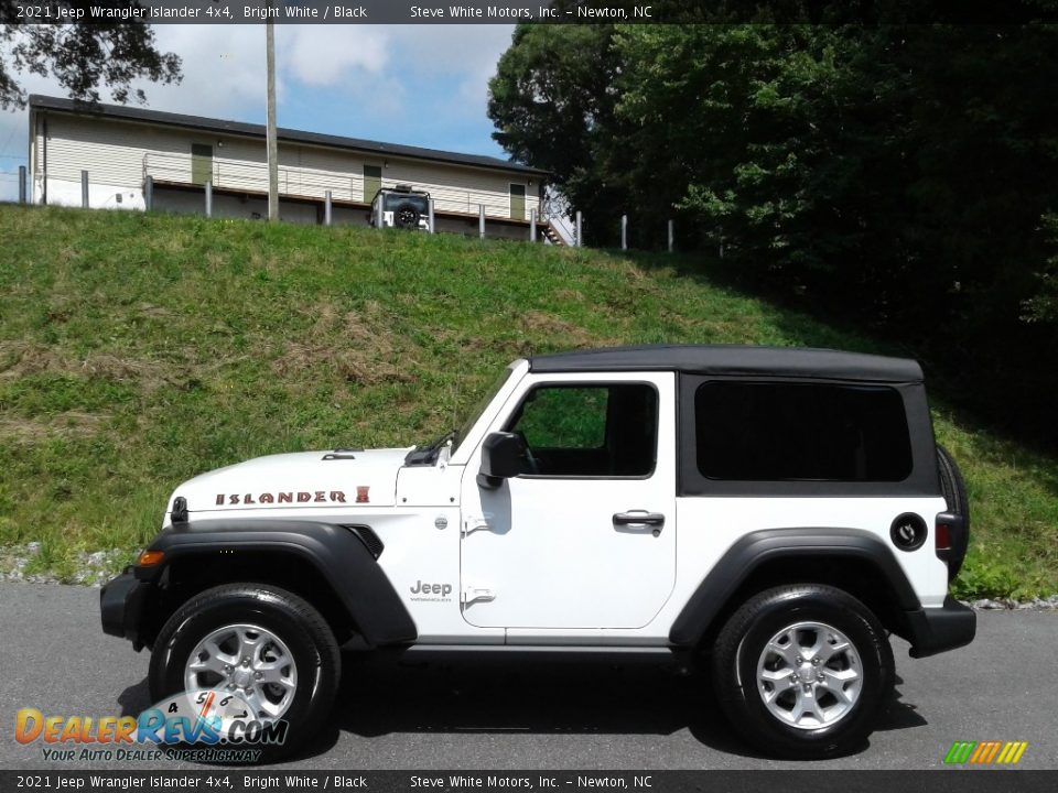 2021 Jeep Wrangler Islander 4x4 Bright White / Black Photo #1