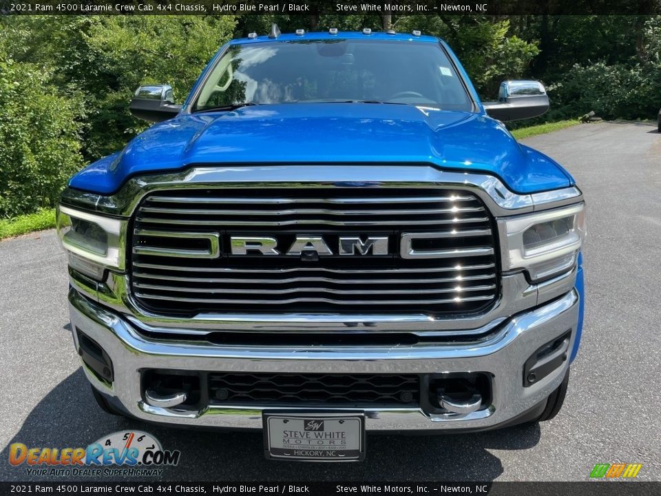 2021 Ram 4500 Laramie Crew Cab 4x4 Chassis Hydro Blue Pearl / Black Photo #3