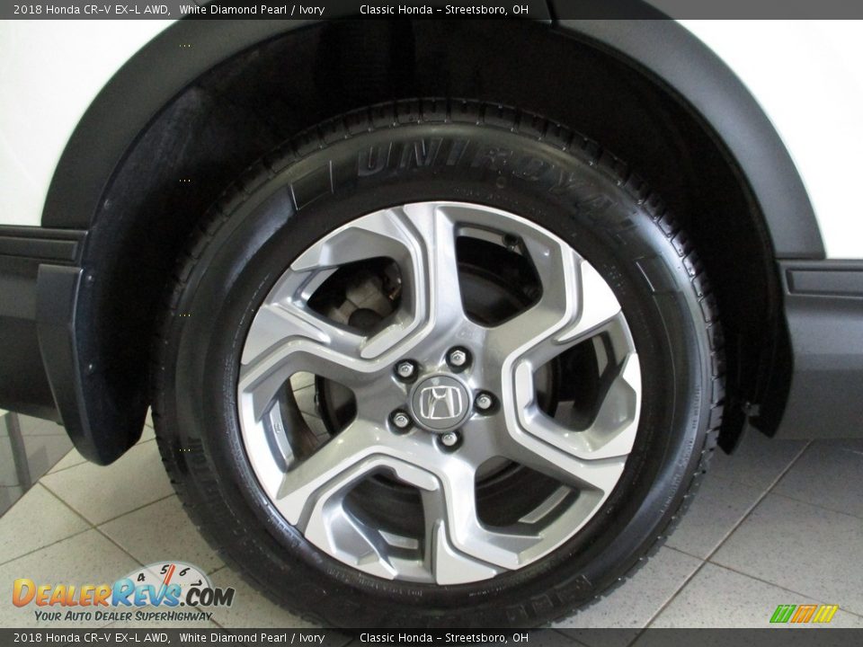 2018 Honda CR-V EX-L AWD White Diamond Pearl / Ivory Photo #6