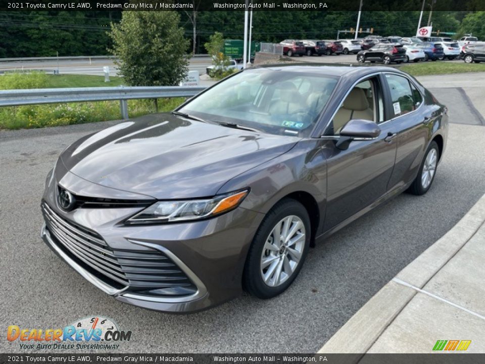 2021 Toyota Camry LE AWD Predawn Gray Mica / Macadamia Photo #8