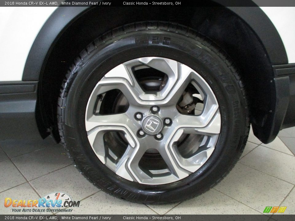 2018 Honda CR-V EX-L AWD White Diamond Pearl / Ivory Photo #10