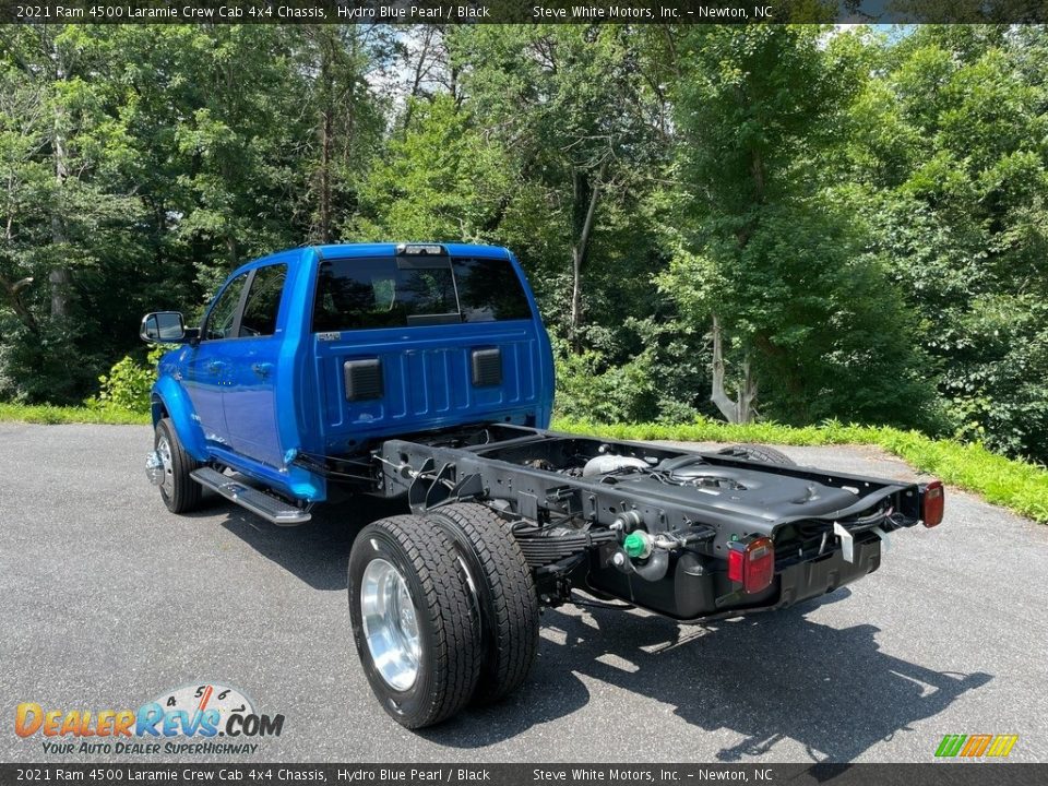 2021 Ram 4500 Laramie Crew Cab 4x4 Chassis Hydro Blue Pearl / Black Photo #8