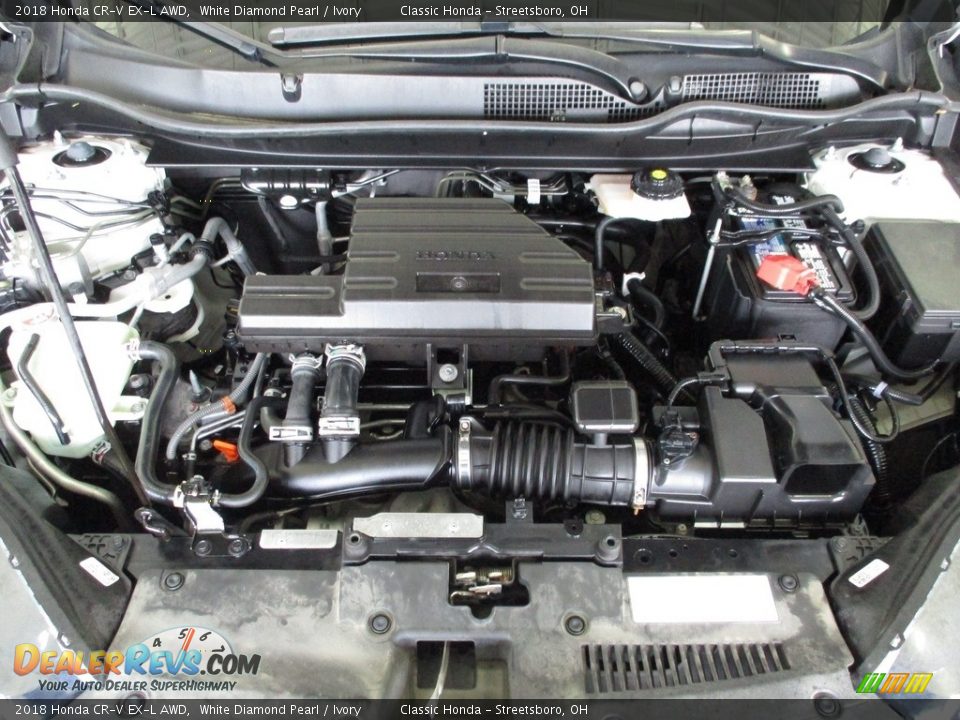 2018 Honda CR-V EX-L AWD White Diamond Pearl / Ivory Photo #12