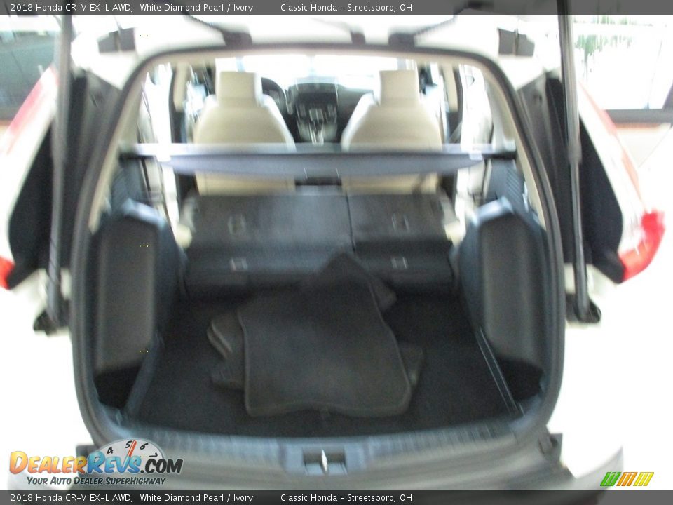 2018 Honda CR-V EX-L AWD White Diamond Pearl / Ivory Photo #14