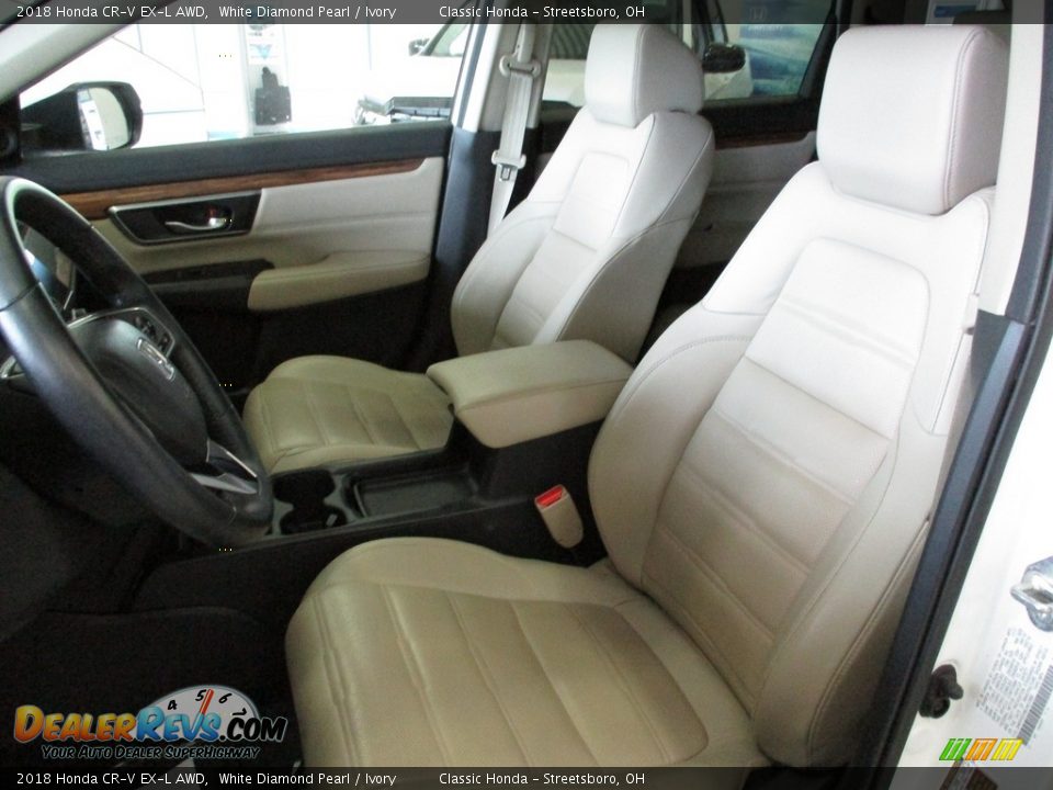 2018 Honda CR-V EX-L AWD White Diamond Pearl / Ivory Photo #31