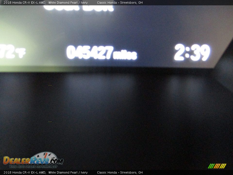 2018 Honda CR-V EX-L AWD White Diamond Pearl / Ivory Photo #32