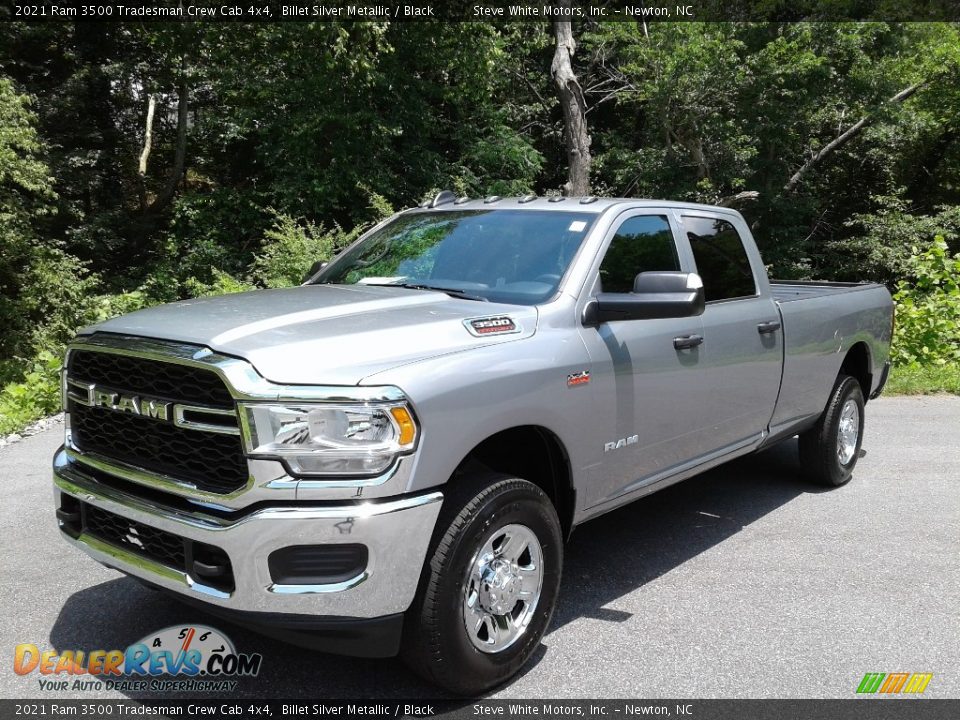 2021 Ram 3500 Tradesman Crew Cab 4x4 Billet Silver Metallic / Black Photo #2