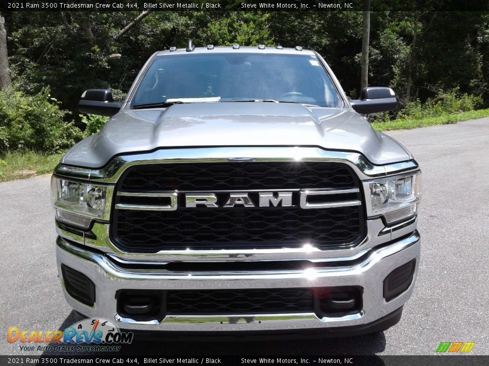 2021 Ram 3500 Tradesman Crew Cab 4x4 Billet Silver Metallic / Black Photo #3