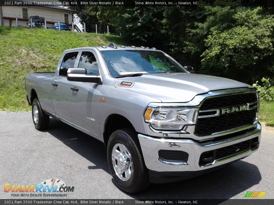 2021 Ram 3500 Tradesman Crew Cab 4x4 Billet Silver Metallic / Black Photo #4