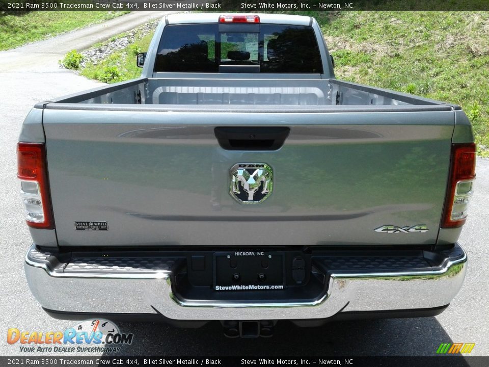 2021 Ram 3500 Tradesman Crew Cab 4x4 Billet Silver Metallic / Black Photo #7