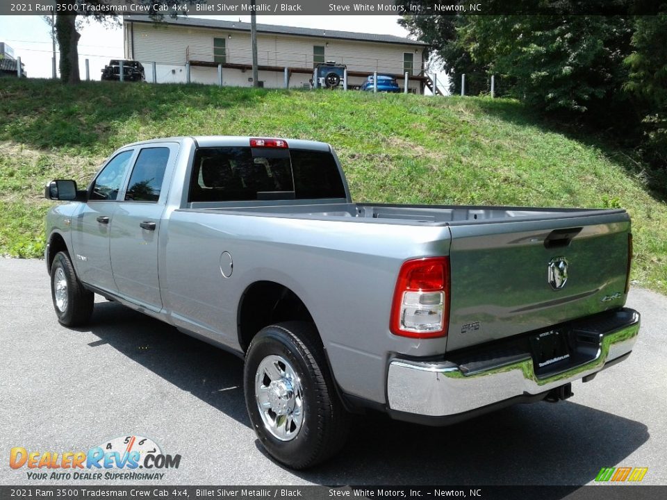 2021 Ram 3500 Tradesman Crew Cab 4x4 Billet Silver Metallic / Black Photo #9