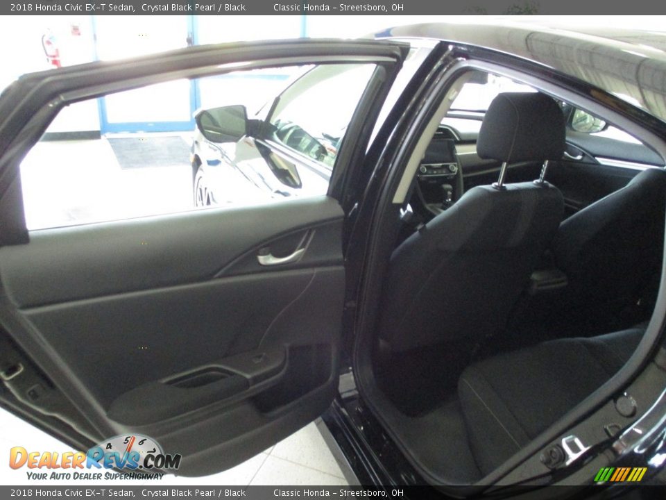 2018 Honda Civic EX-T Sedan Crystal Black Pearl / Black Photo #20