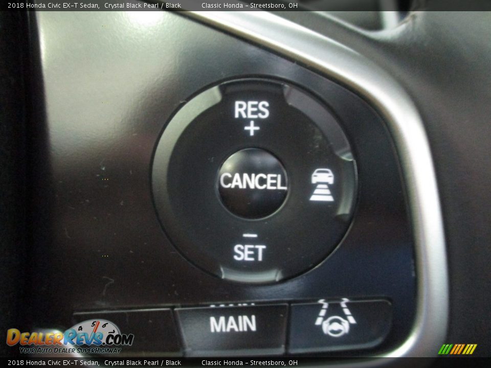 2018 Honda Civic EX-T Sedan Crystal Black Pearl / Black Photo #27