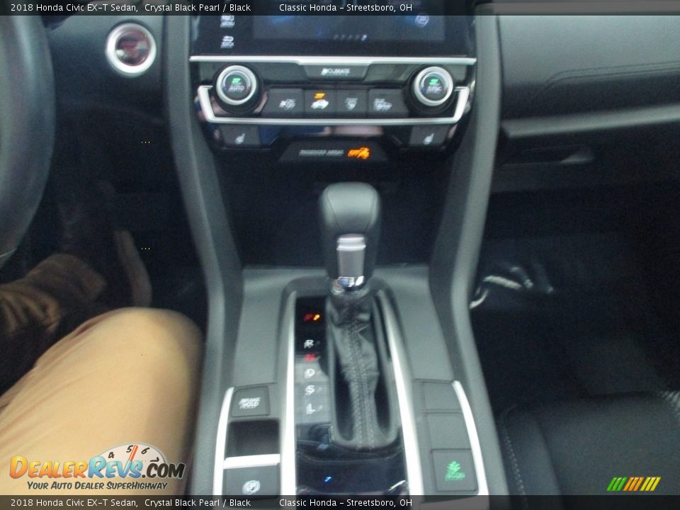 2018 Honda Civic EX-T Sedan Crystal Black Pearl / Black Photo #32