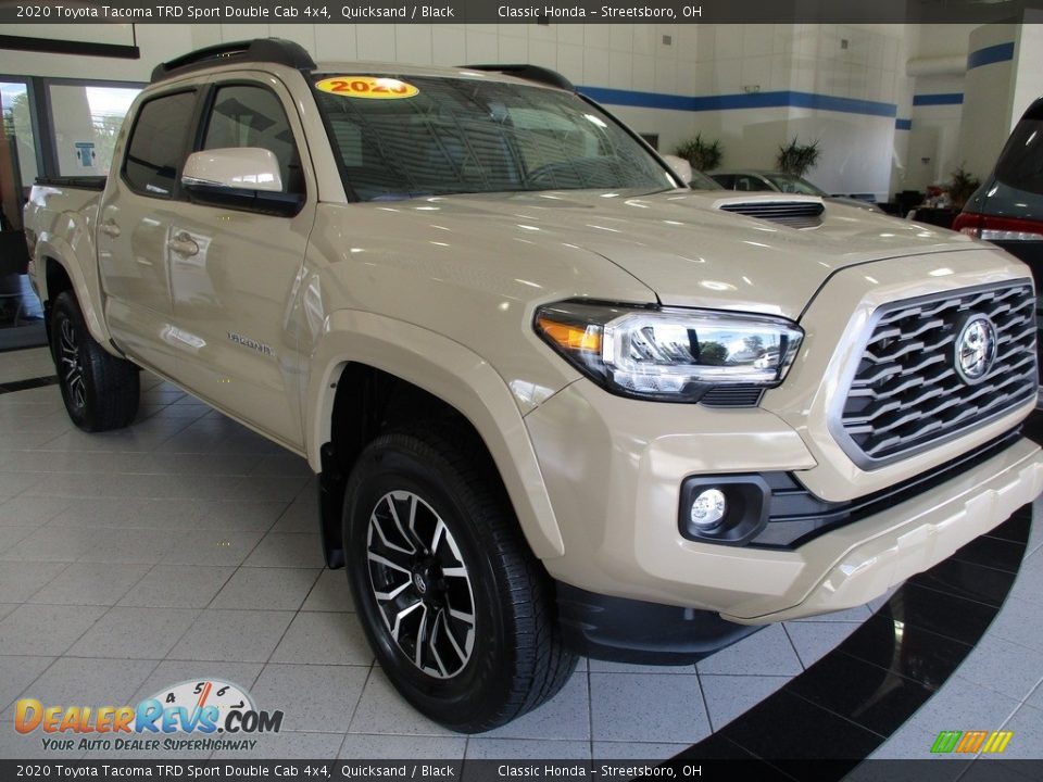 2020 Toyota Tacoma TRD Sport Double Cab 4x4 Quicksand / Black Photo #3