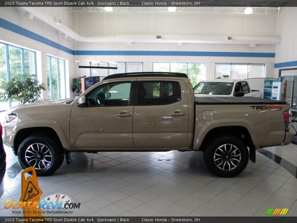 2020 Toyota Tacoma TRD Sport Double Cab 4x4 Quicksand / Black Photo #8