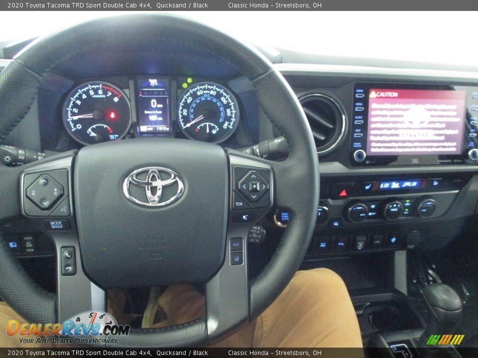 Dashboard of 2020 Toyota Tacoma TRD Sport Double Cab 4x4 Photo #27