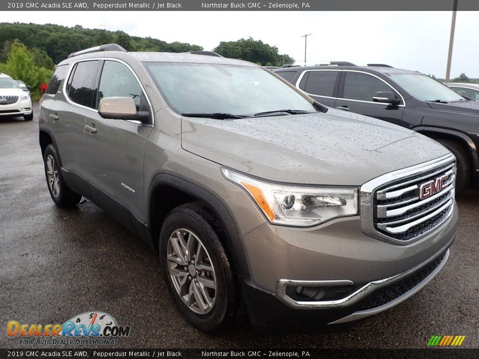 2019 GMC Acadia SLE AWD Pepperdust Metallic / Jet Black Photo #3