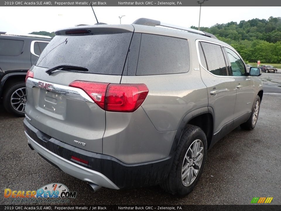 2019 GMC Acadia SLE AWD Pepperdust Metallic / Jet Black Photo #7