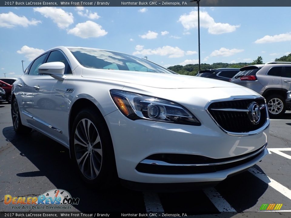 2017 Buick LaCrosse Essence White Frost Tricoat / Brandy Photo #4