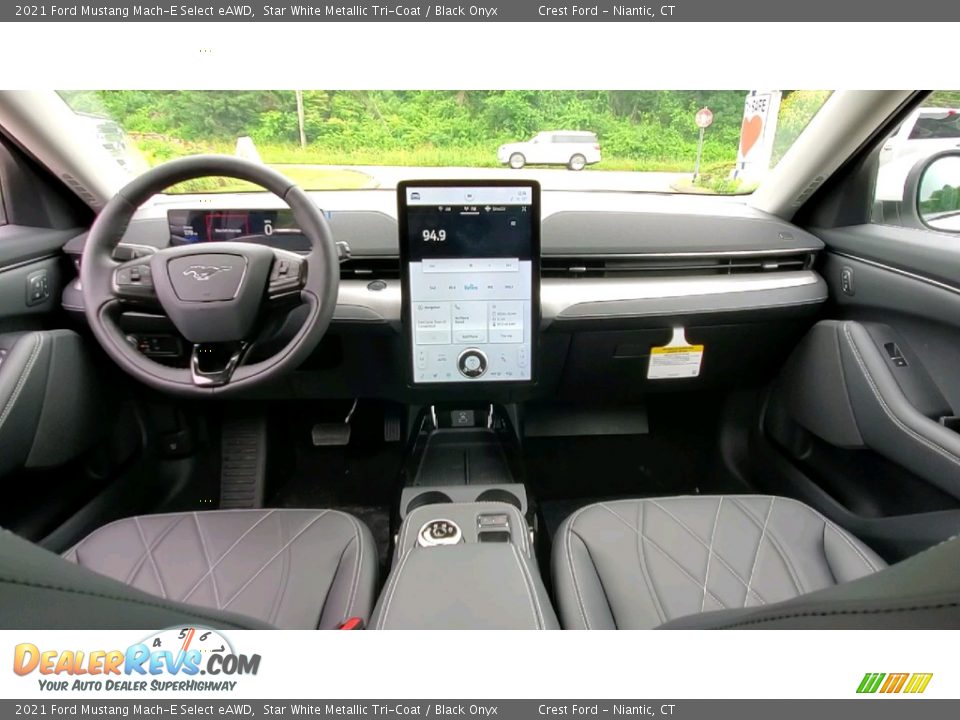 Black Onyx Interior - 2021 Ford Mustang Mach-E Select eAWD Photo #18