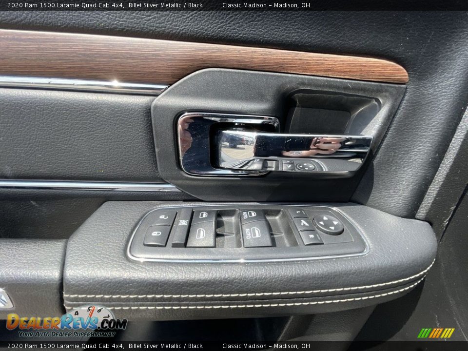 2020 Ram 1500 Laramie Quad Cab 4x4 Billet Silver Metallic / Black Photo #5
