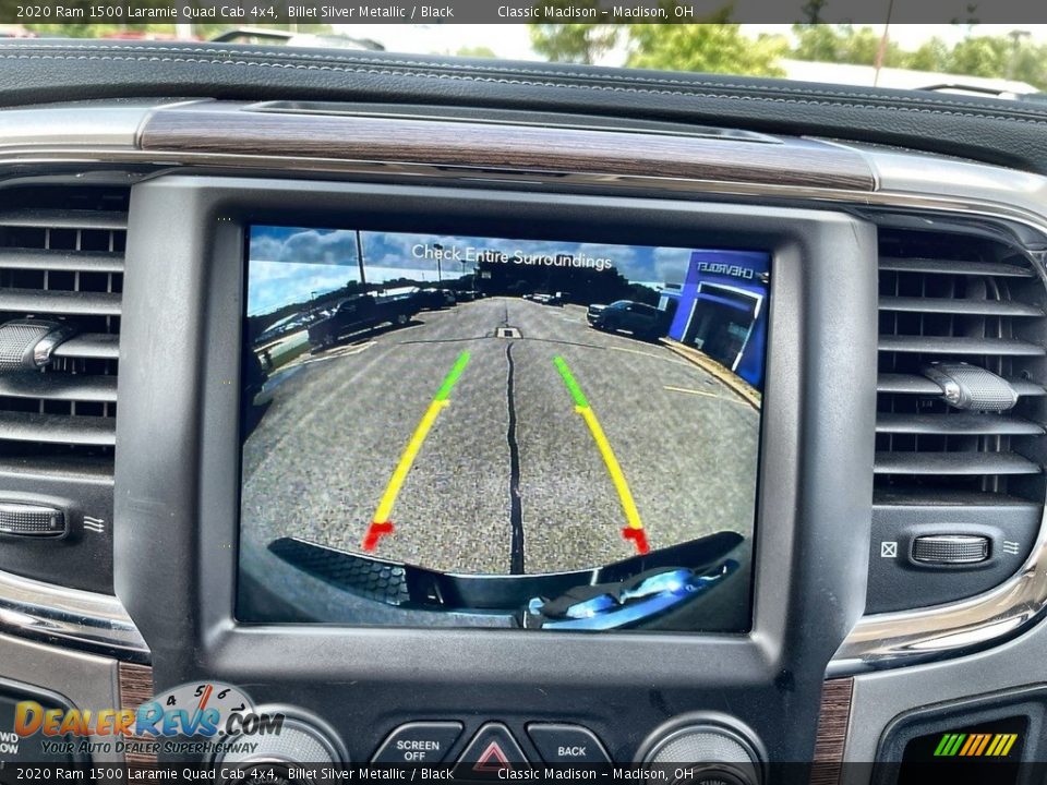 2020 Ram 1500 Laramie Quad Cab 4x4 Billet Silver Metallic / Black Photo #9