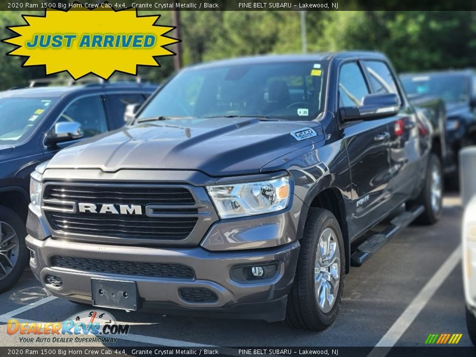 2020 Ram 1500 Big Horn Crew Cab 4x4 Granite Crystal Metallic / Black Photo #1