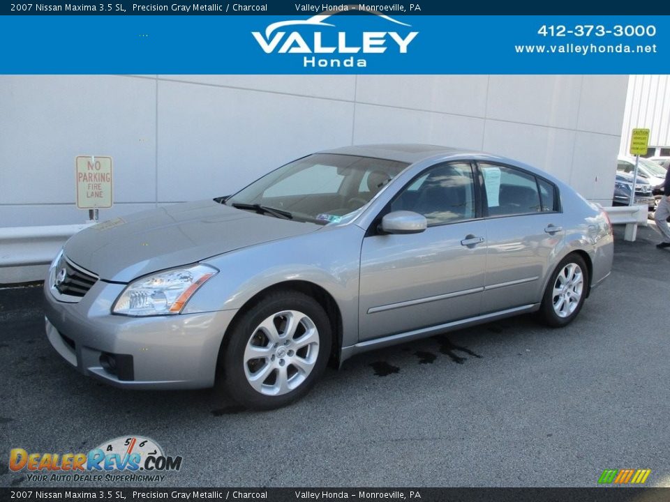 2007 Nissan Maxima 3.5 SL Precision Gray Metallic / Charcoal Photo #1