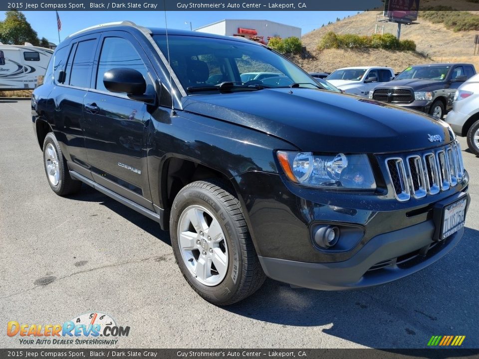 2015 Jeep Compass Sport Black / Dark Slate Gray Photo #1