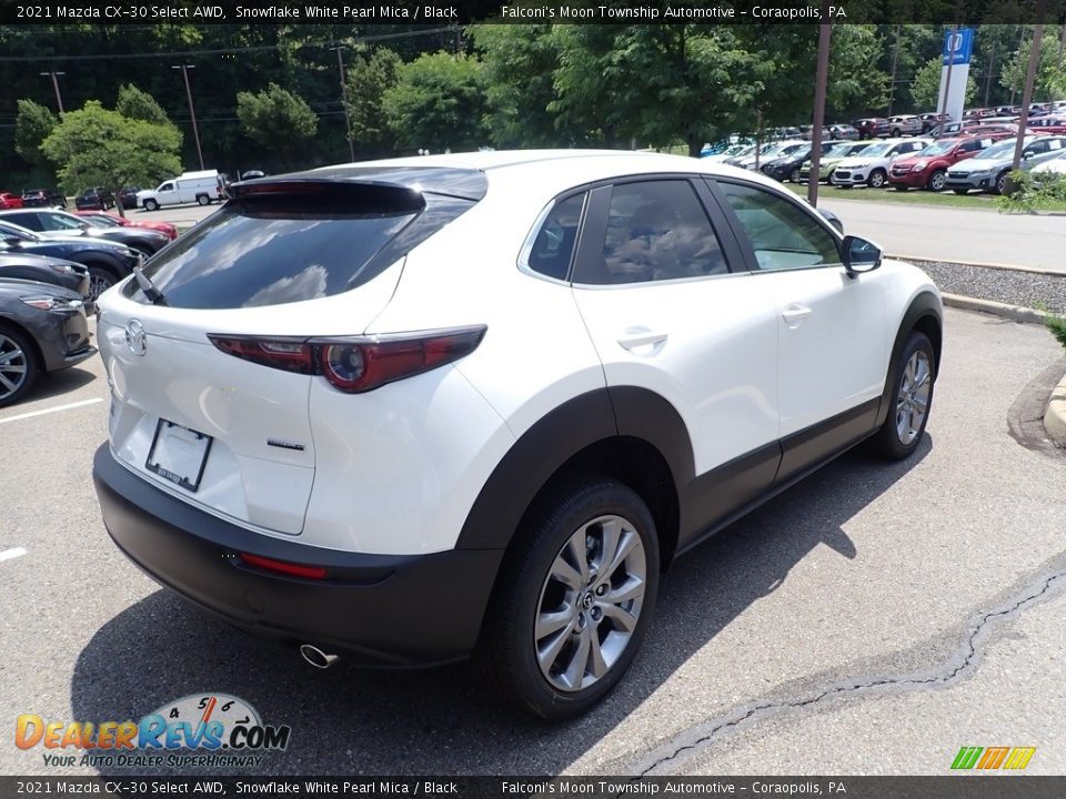 2021 Mazda CX-30 Select AWD Snowflake White Pearl Mica / Black Photo #2