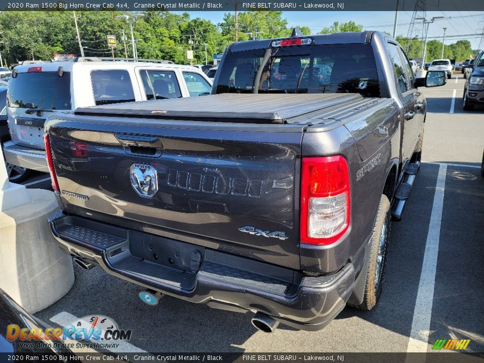 2020 Ram 1500 Big Horn Crew Cab 4x4 Granite Crystal Metallic / Black Photo #3