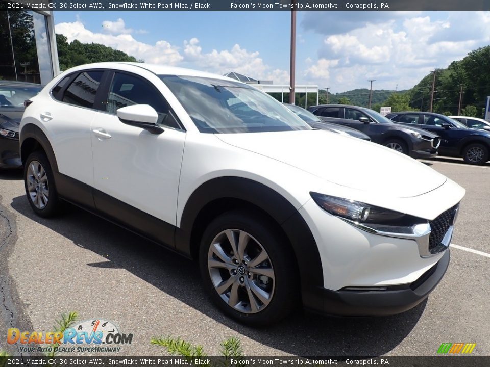 2021 Mazda CX-30 Select AWD Snowflake White Pearl Mica / Black Photo #3