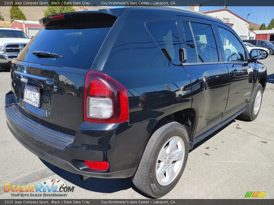 2015 Jeep Compass Sport Black / Dark Slate Gray Photo #4