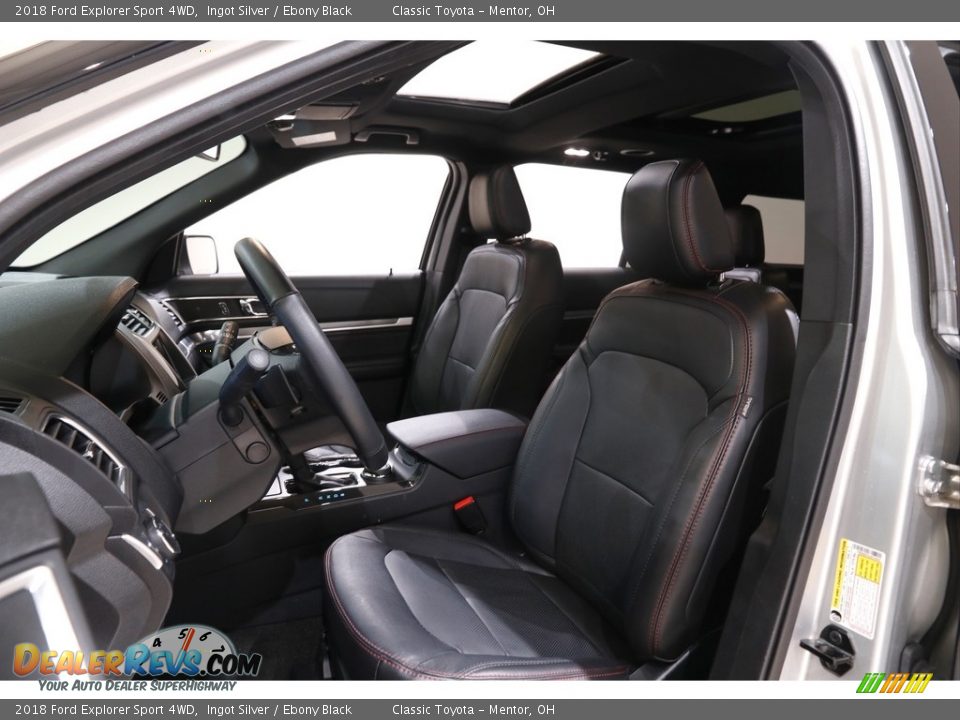 2018 Ford Explorer Sport 4WD Ingot Silver / Ebony Black Photo #5