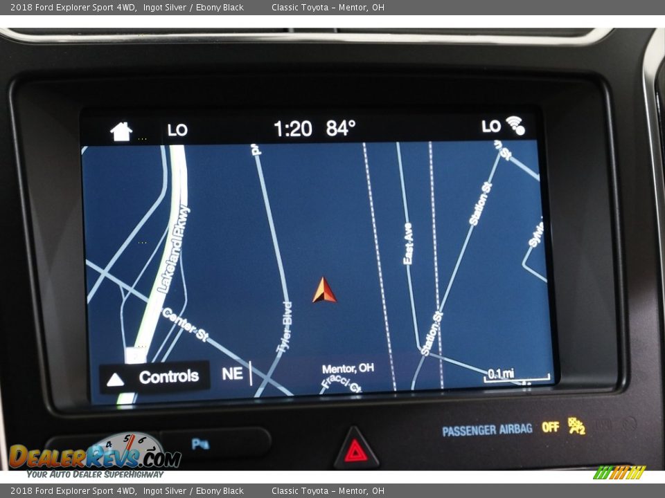 2018 Ford Explorer Sport 4WD Ingot Silver / Ebony Black Photo #10