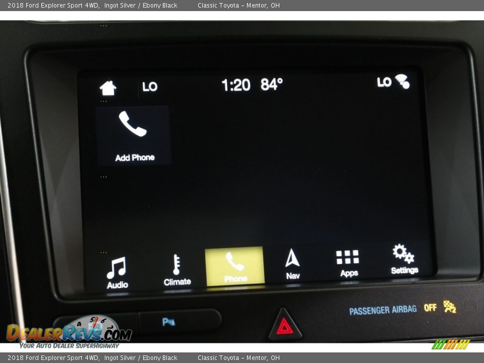 2018 Ford Explorer Sport 4WD Ingot Silver / Ebony Black Photo #11