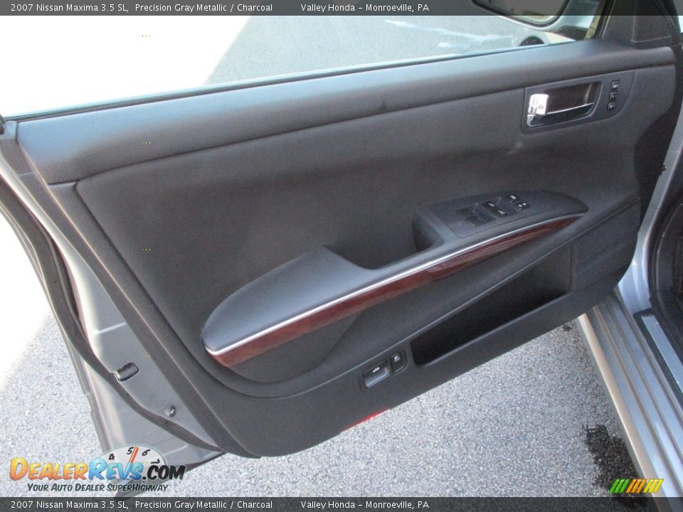 2007 Nissan Maxima 3.5 SL Precision Gray Metallic / Charcoal Photo #11