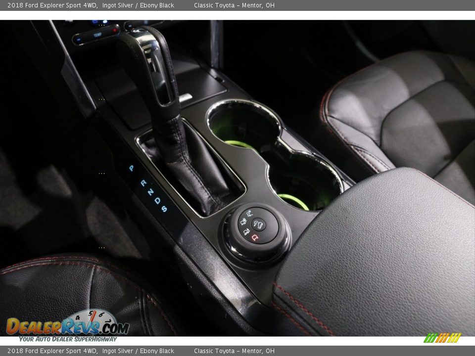 2018 Ford Explorer Sport 4WD Ingot Silver / Ebony Black Photo #14