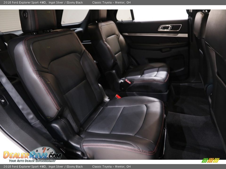 2018 Ford Explorer Sport 4WD Ingot Silver / Ebony Black Photo #16