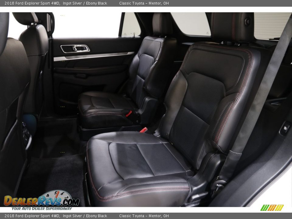 2018 Ford Explorer Sport 4WD Ingot Silver / Ebony Black Photo #17
