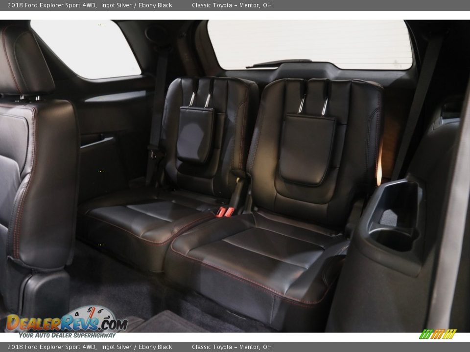 2018 Ford Explorer Sport 4WD Ingot Silver / Ebony Black Photo #18