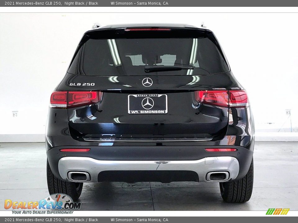 2021 Mercedes-Benz GLB 250 Night Black / Black Photo #3